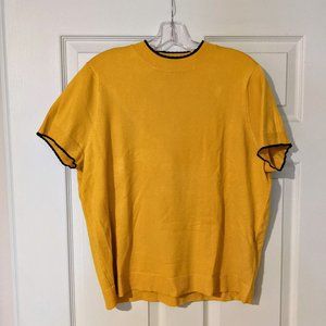 Modcloth Bit of Trim Short Sleeve Sweater